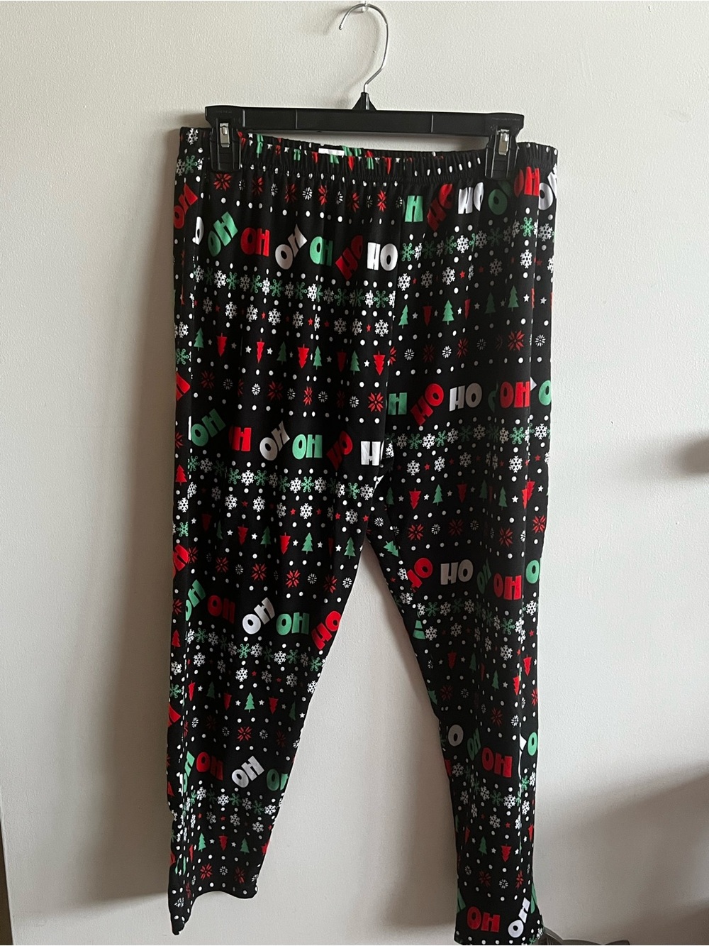 Black Holiday 'HO' Print Leggings